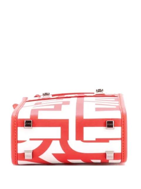 x Marc Jacobs Sunshine Shopper Tote Printed Leather Mini crossbody bag by FENDI