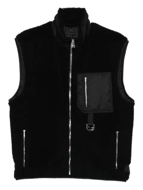 zip-up chest-pocket gilet by FENDI