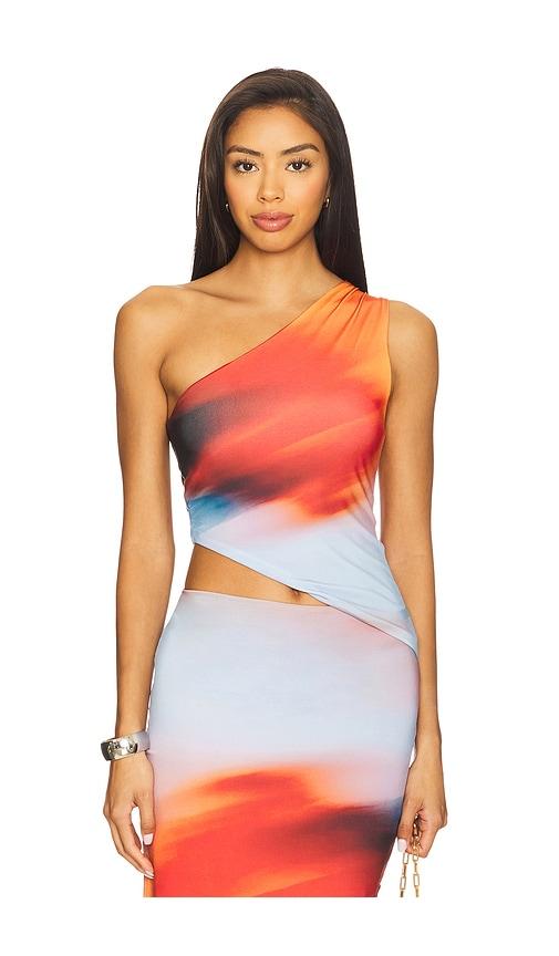 Feners Besos Top in Orange by FENERS