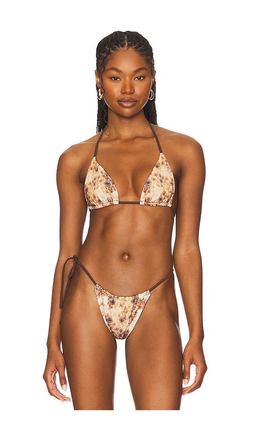 Feners Bikini Top in Beige by FENERS