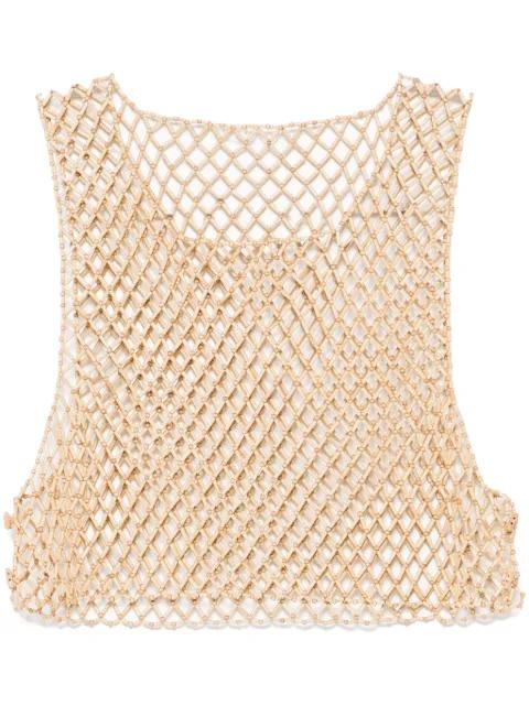 bamboo vest by FENG CHEN WANG