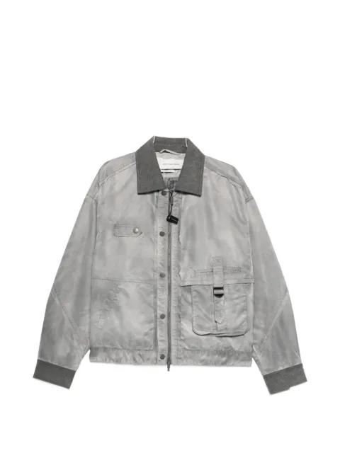 button-detail bomber jacket by FENG CHEN WANG