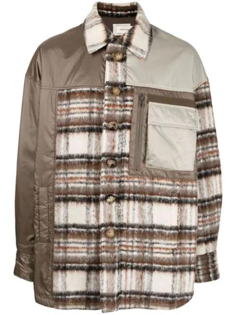 button-up panelled jacket by FENG CHEN WANG