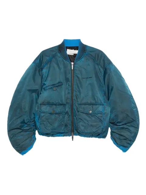 flap-pocket zip-up jacket by FENG CHEN WANG