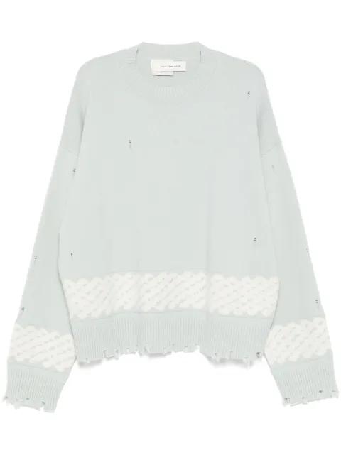 jacquard jumper by FENG CHEN WANG