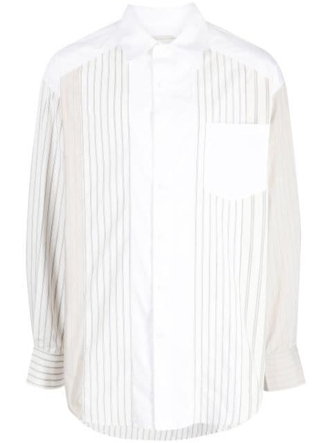 striped long-sleeve shirt by FENG CHEN WANG
