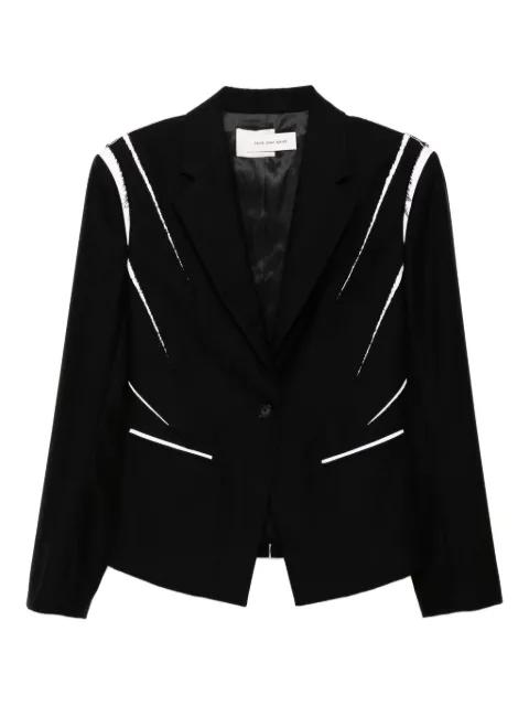 wool blazer by FENG CHEN WANG