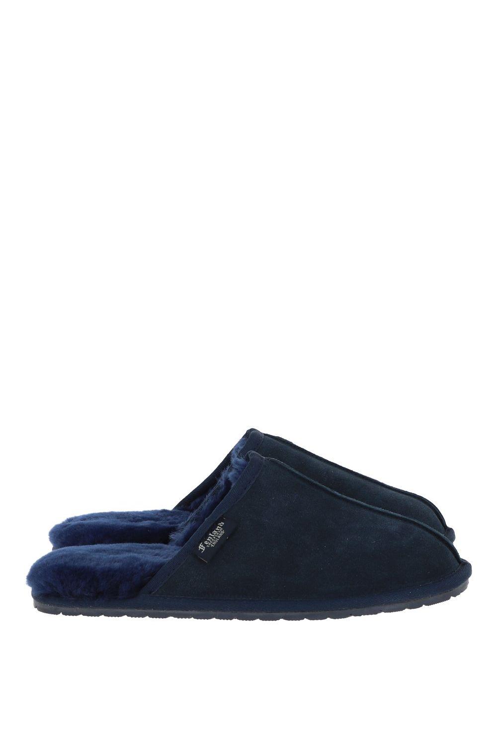 Classic Suede Sheepskin Slippers by FENLAND ENGLAND