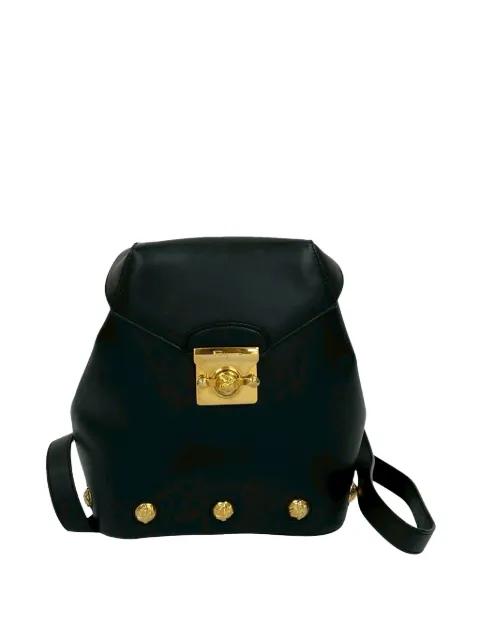 1990 Gancini Calfskin Leather backpack by FERRAGAMO 