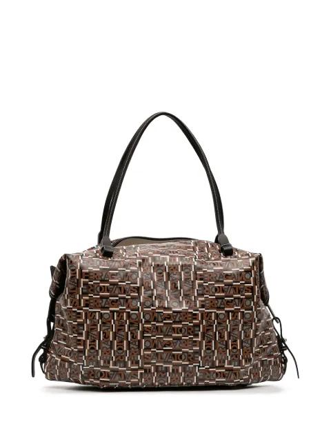 2000-2025 Gancini Coated Canvas tote bag by FERRAGAMO 