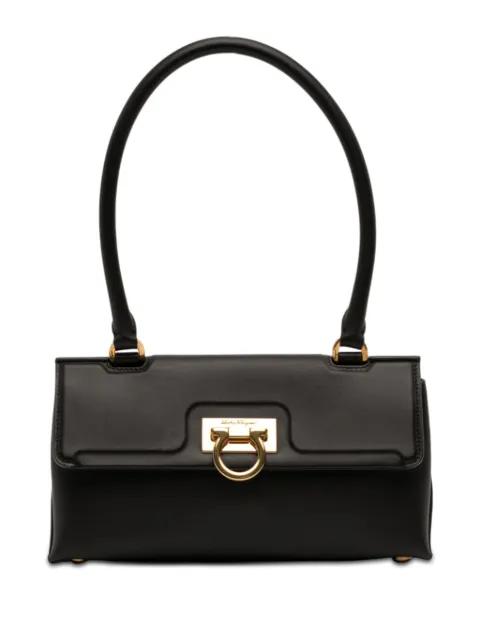 2000-2025 Leather Gancini Trifolio Swing Top Handle Bag handbag by FERRAGAMO 