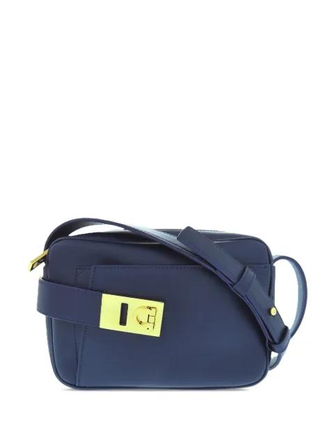 2000-2026 Leather Gancini Buckle crossbody bag by FERRAGAMO 2000-2026 Leather Gancini Buckle crossbody bag by FERRAGAMO