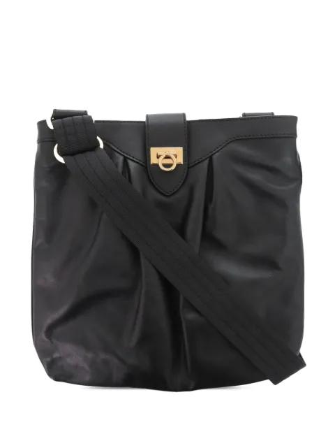 2000-2026 Leather Gancini crossbody bag by FERRAGAMO 