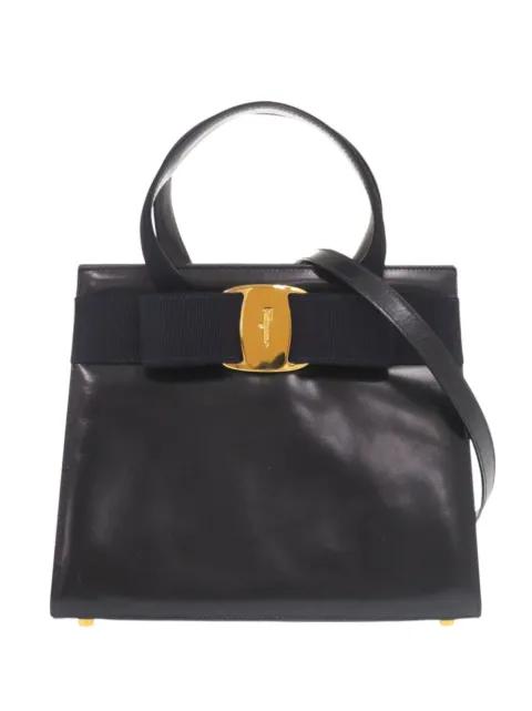 2000-2026 Leather Vara Bow satchel by FERRAGAMO 