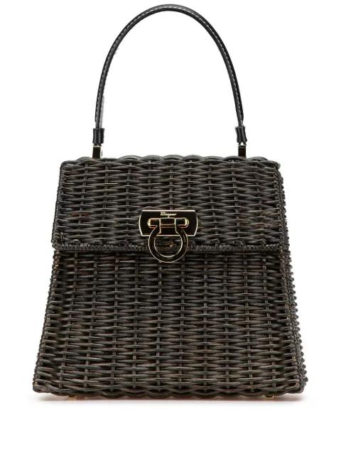 2010-2024 Wicker Gancini Iconic Top Handle Bag handbag by FERRAGAMO 