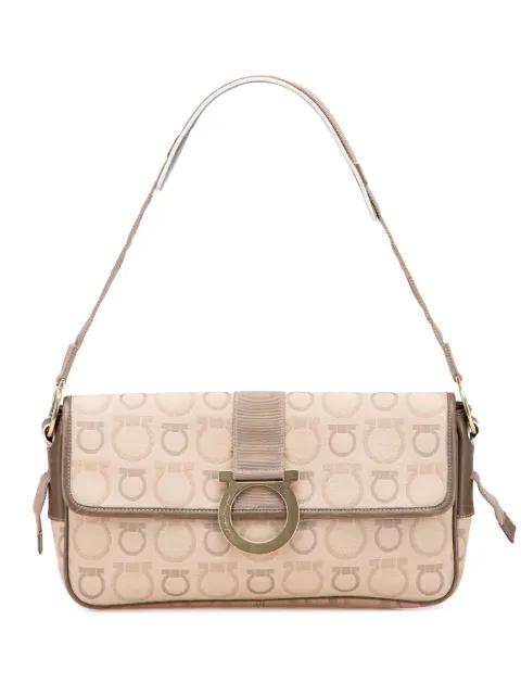 2010-2025 Gancini Canvas shoulder bag by FERRAGAMO 