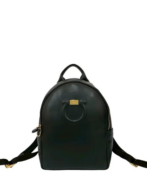 2010-2025 Leather Gancini City Zip backpack by FERRAGAMO 