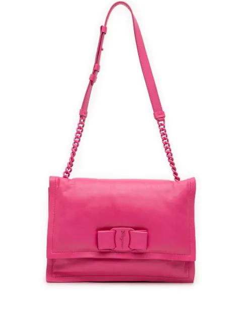 2010-2025 Padded Leather Viva Bow crossbody bag by FERRAGAMO 