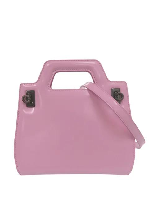 2010-2026 Micro Brushed Calfskin Wanda Top Handle Bag satchel by FERRAGAMO 