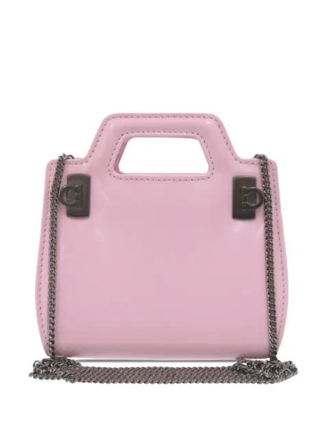2021-2025 Mini Brushed Calfskin Wanda Top Handle Bag satchel by FERRAGAMO 