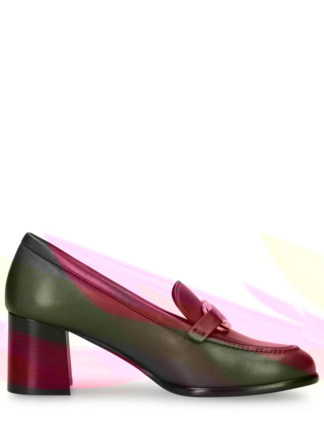 60mm Marlena Leather Pumps by FERRAGAMO