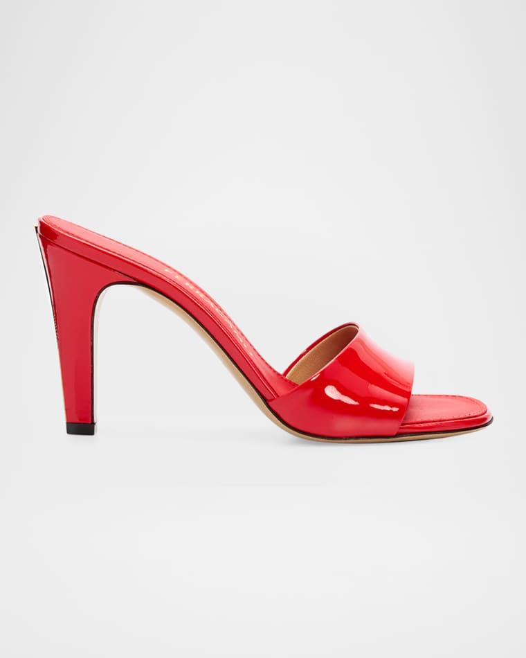 95mm Tatiana Leather Mules by FERRAGAMO