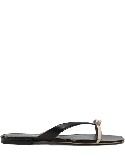 Abibi bow detail flip-flops by FERRAGAMO