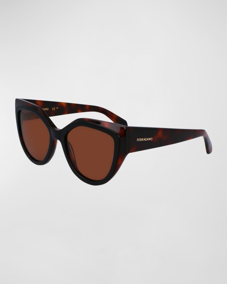 Classic Logo Acetate Cat-Eye Sunglasses by FERRAGAMO
