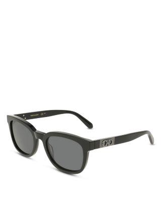 Color Block Temple Rectangular Sunglasses by FERRAGAMO