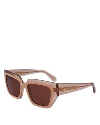 Colorblock Square Sunglasses by FERRAGAMO
