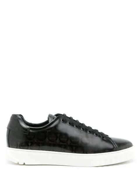 Cube Gancini-print sneakers by FERRAGAMO