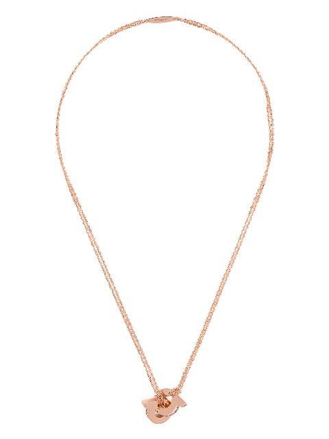 Double Gancini pendant necklace by FERRAGAMO