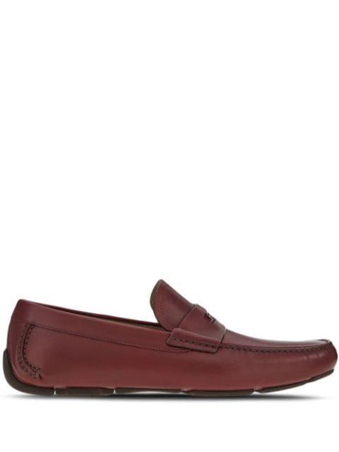 Driver signature ornament loafers by FERRAGAMO