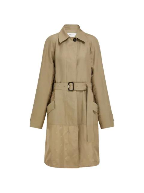 Duster coat with satin inserts by FERRAGAMO