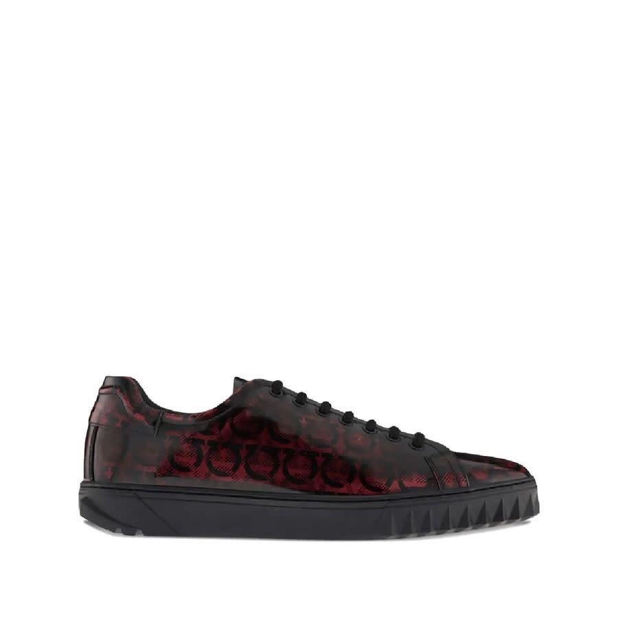 Ferragamo All-Over Gancini Low Top Cube Sneakers by FERRAGAMO