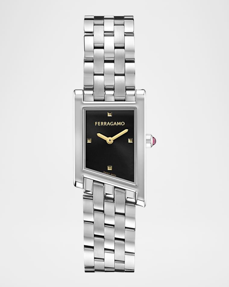 Ferragamo Asymetrique 22X36MM Stainless Steel Bracelet Watch by FERRAGAMO