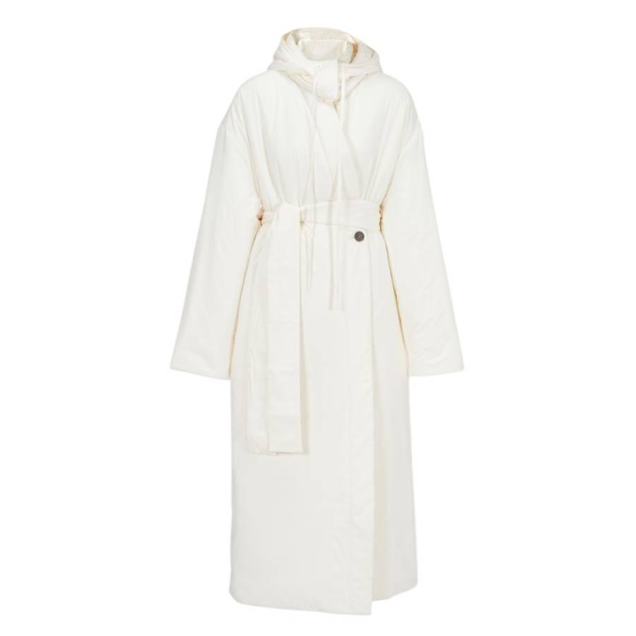 Ferragamo Belted Padded Wrap Coat by FERRAGAMO