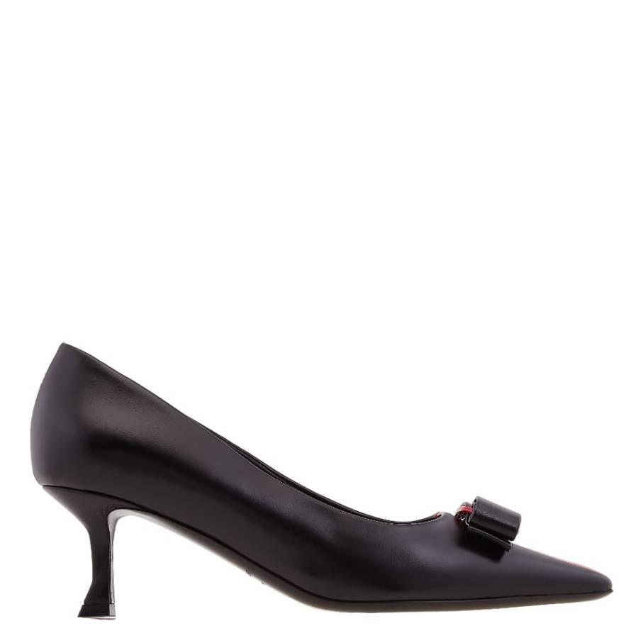 Ferragamo Black Vara Bow Pumps by FERRAGAMO
