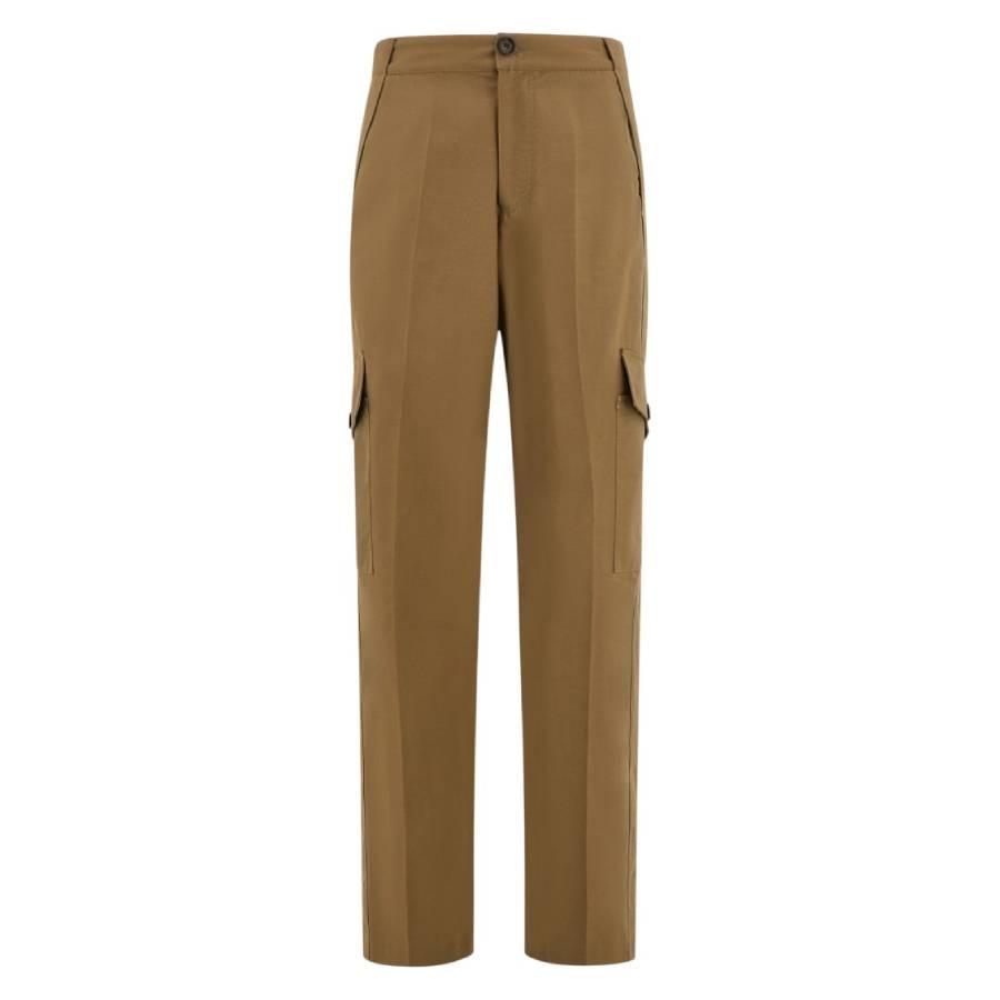 Ferragamo Cotton Canvas Cargo Pants by FERRAGAMO