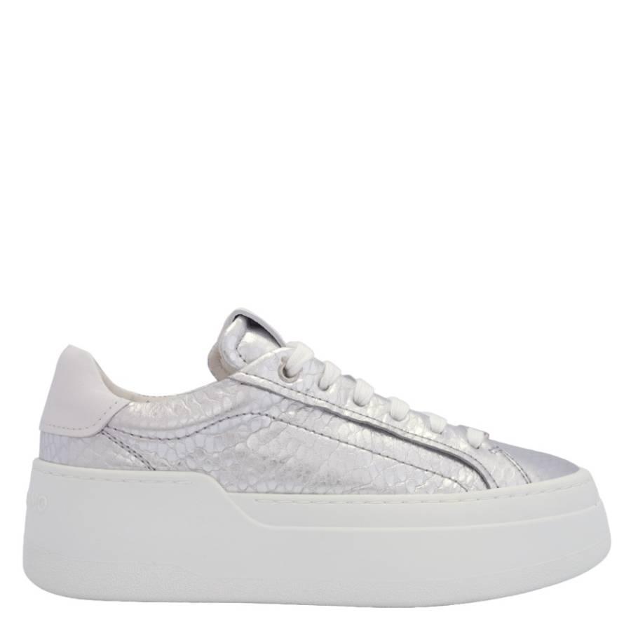 Ferragamo Dahlia Metallic Plaftorm Sneakers by FERRAGAMO