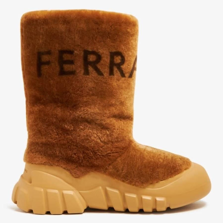 Ferragamo Delphi Shearling Ski Boots by FERRAGAMO