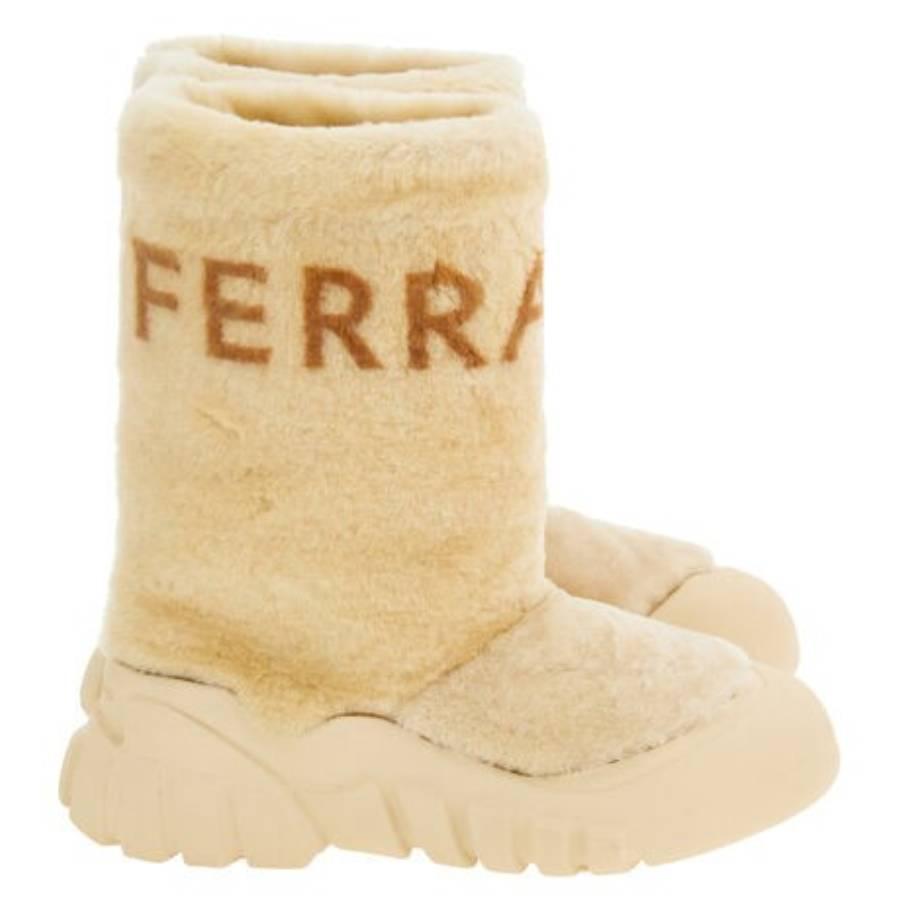 Ferragamo Delphi Shearling Ski Boots by FERRAGAMO