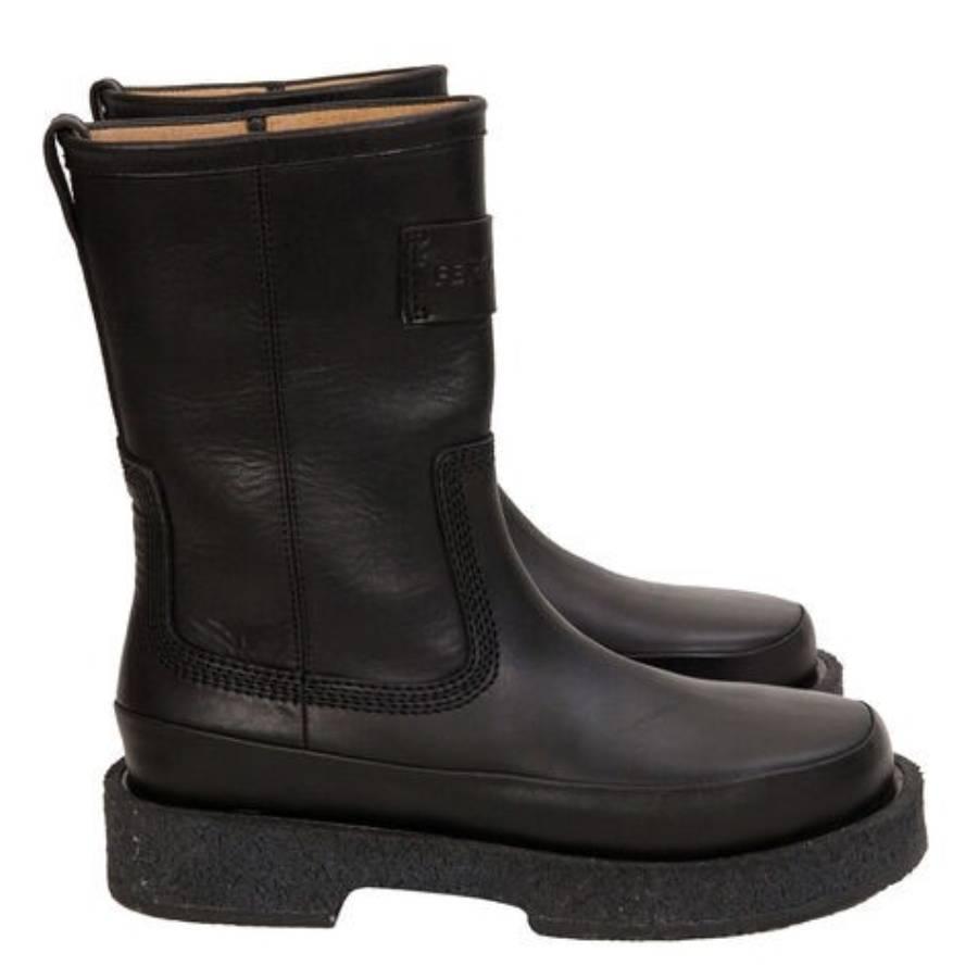 Ferragamo Ferdi Leather Boots by FERRAGAMO