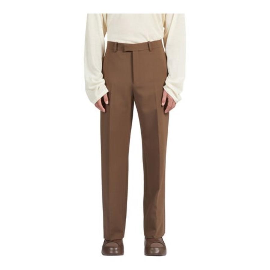Ferragamo Flat Front Tailored Trousers by FERRAGAMO