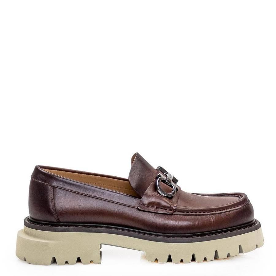 Ferragamo Florian Gancini Ornament Chunky Moccasins by FERRAGAMO