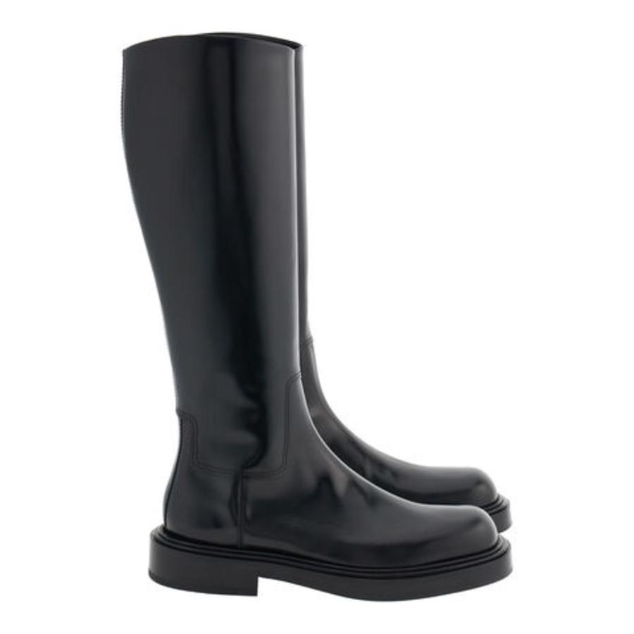 Ferragamo Fontana Leather High Boots by FERRAGAMO