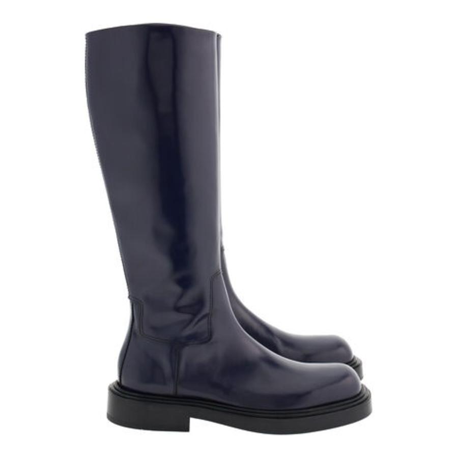 Ferragamo Fontana Leather High Boots by FERRAGAMO
