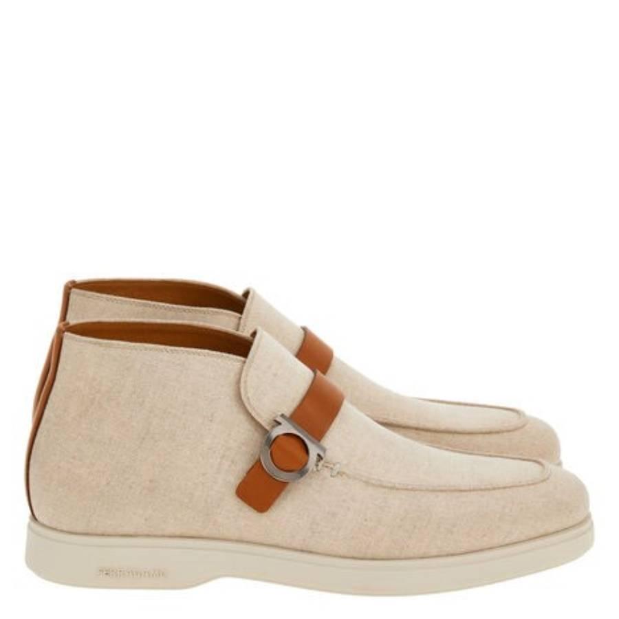 Ferragamo Gancini Buckle Desert Boots by FERRAGAMO