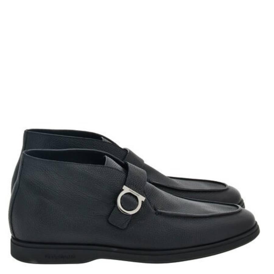 Ferragamo Gancini Buckle Desert Boots by FERRAGAMO
