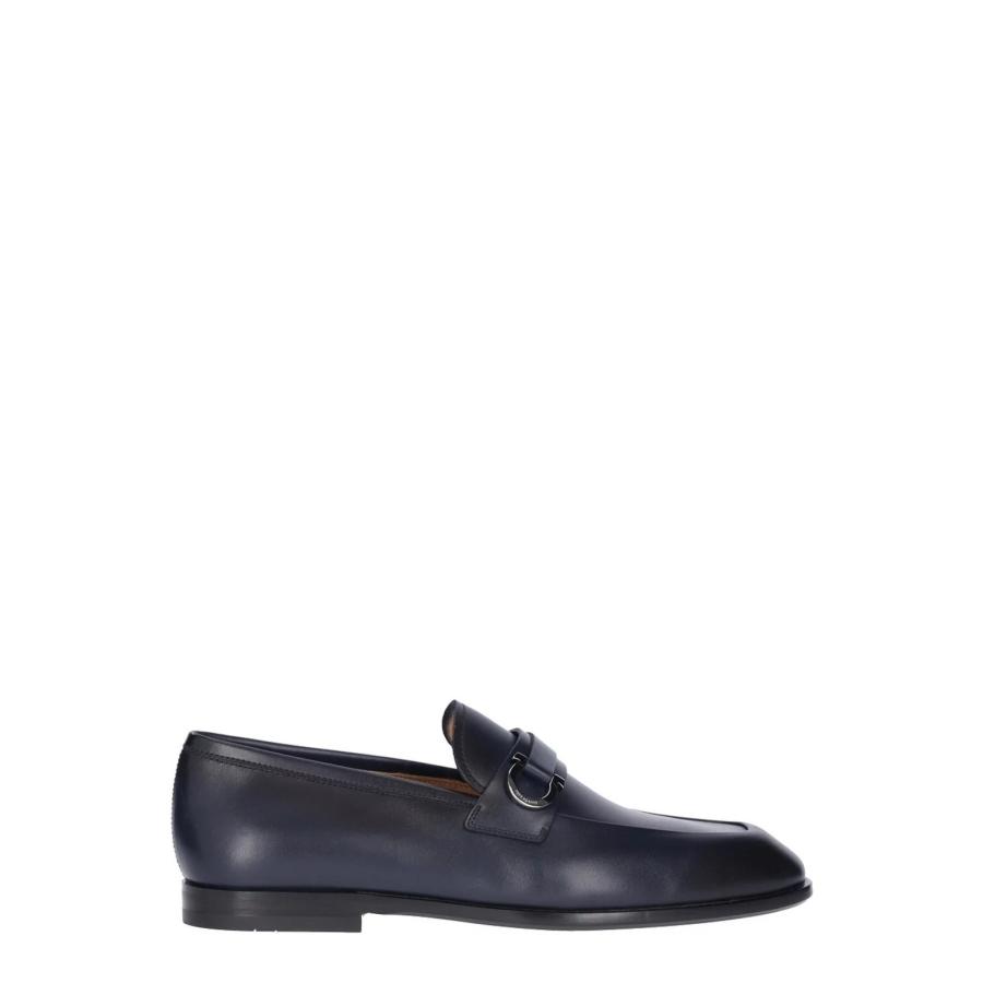 Ferragamo Gancini-Buckle Leather Loafers by FERRAGAMO